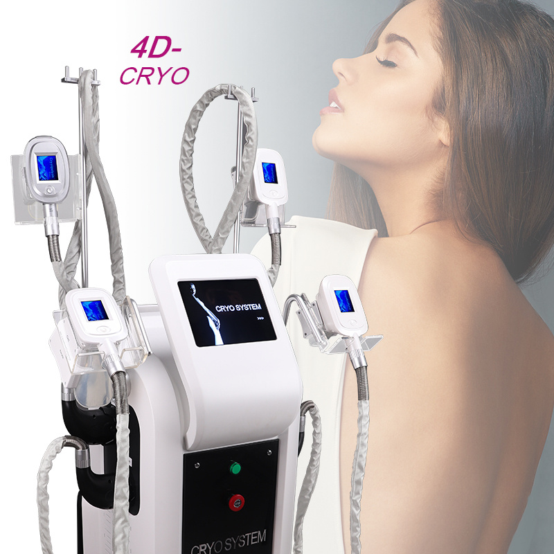 4 Handles Vacuum Cryoliposis Fast Body Slimming Weight Loss Beauty Salon Machine